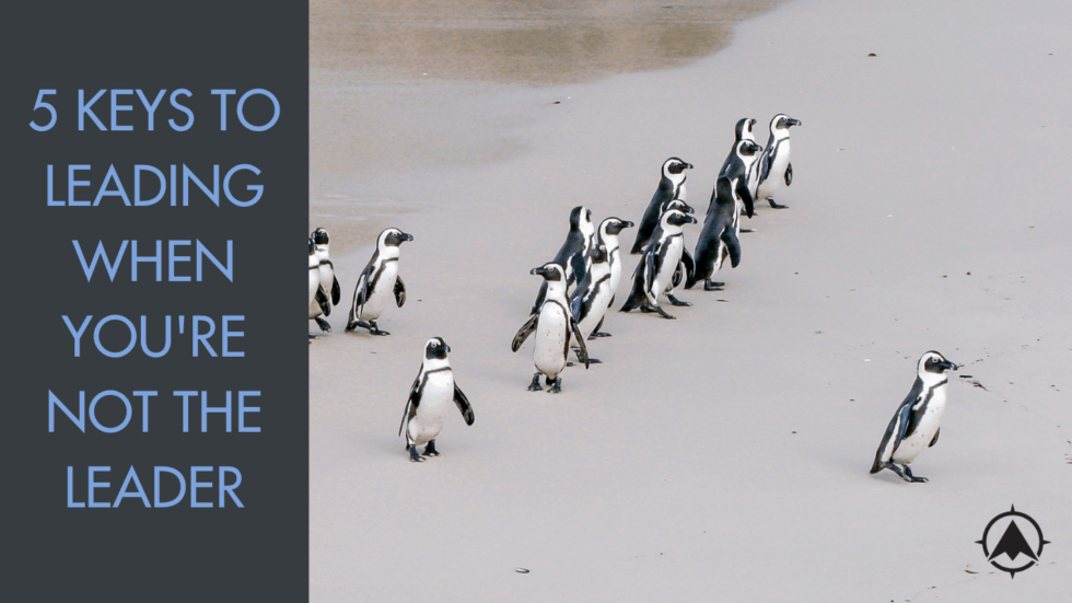 Five Keys to Leading When You’re Not the Leader