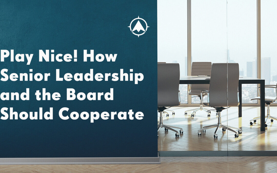 Play Nice! How Senior Leadership and the Board Should Cooperate