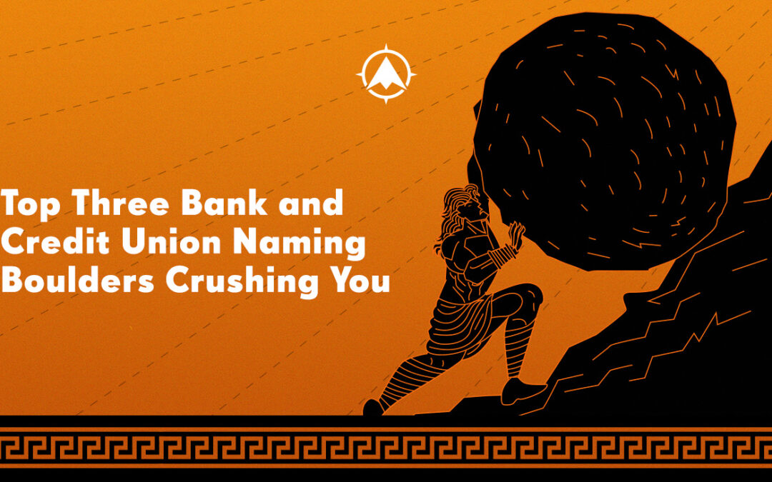 Top Three Bank and Credit Union Naming Boulders